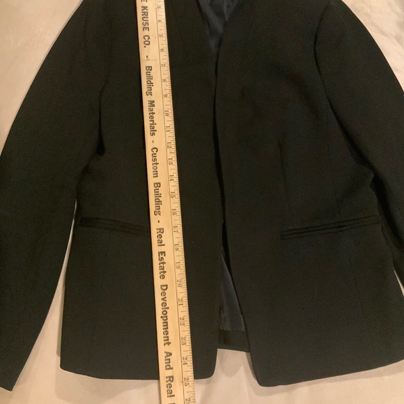 JCrew Black 12 365 Blazer in Stretch Twill Quality Minimalist Normcore Classic - Picture 4 of 6